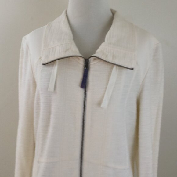 Anthropologie Saturday Sunday Cream Jacket m - Picture 3 of 9